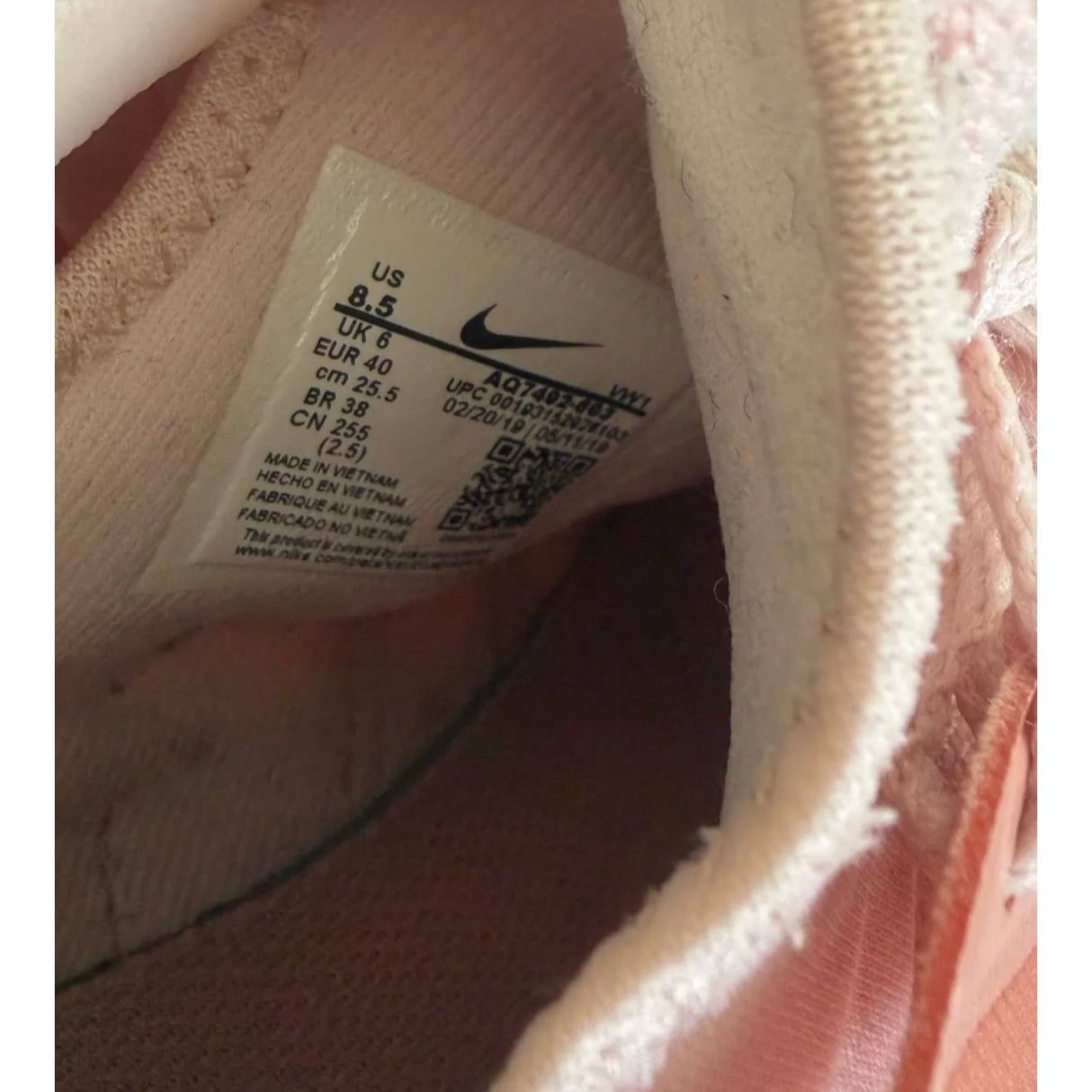 Sneakers Nike Pent brukt Rosa Str. 40