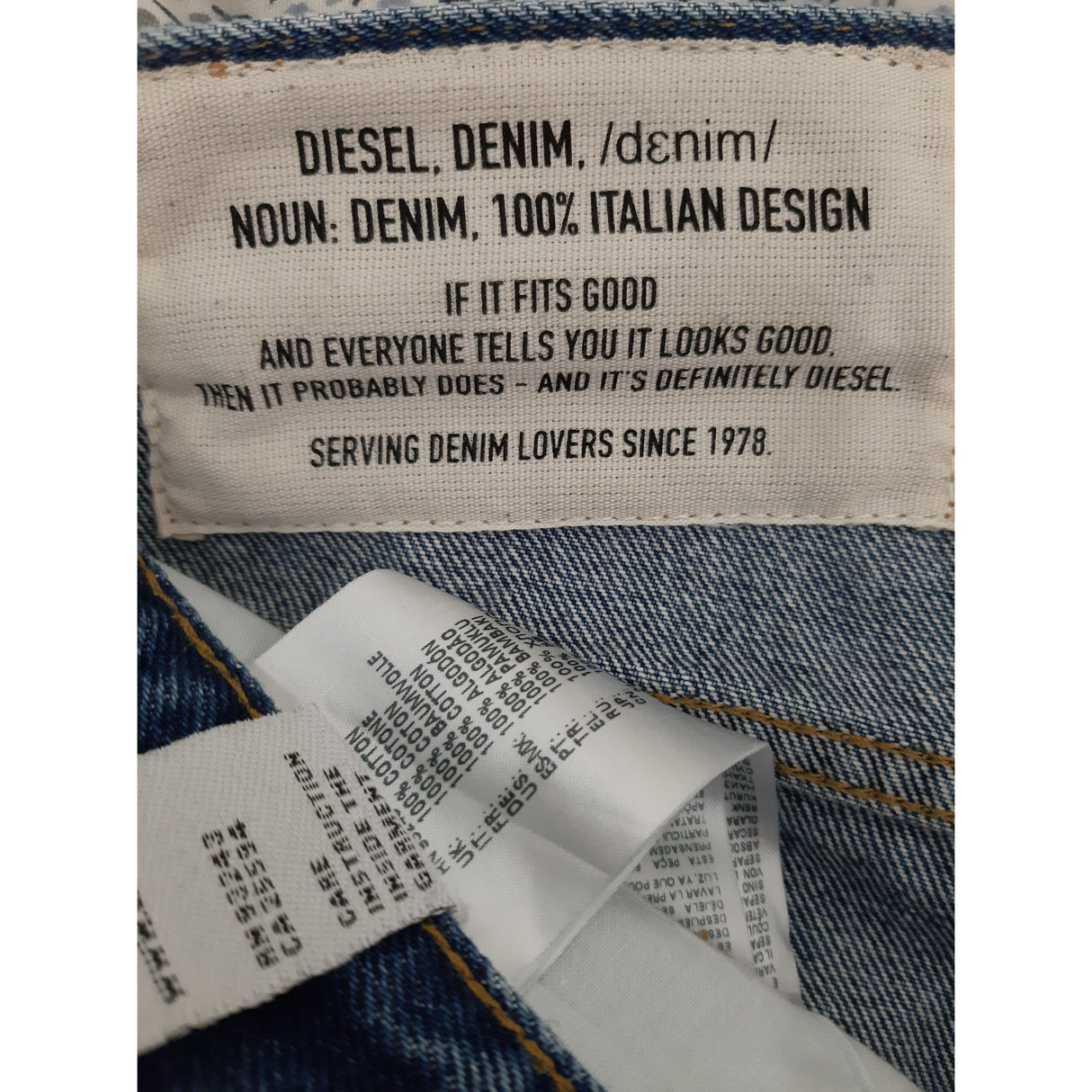Jeans Diesel Cotton Blå Str. W32 L32