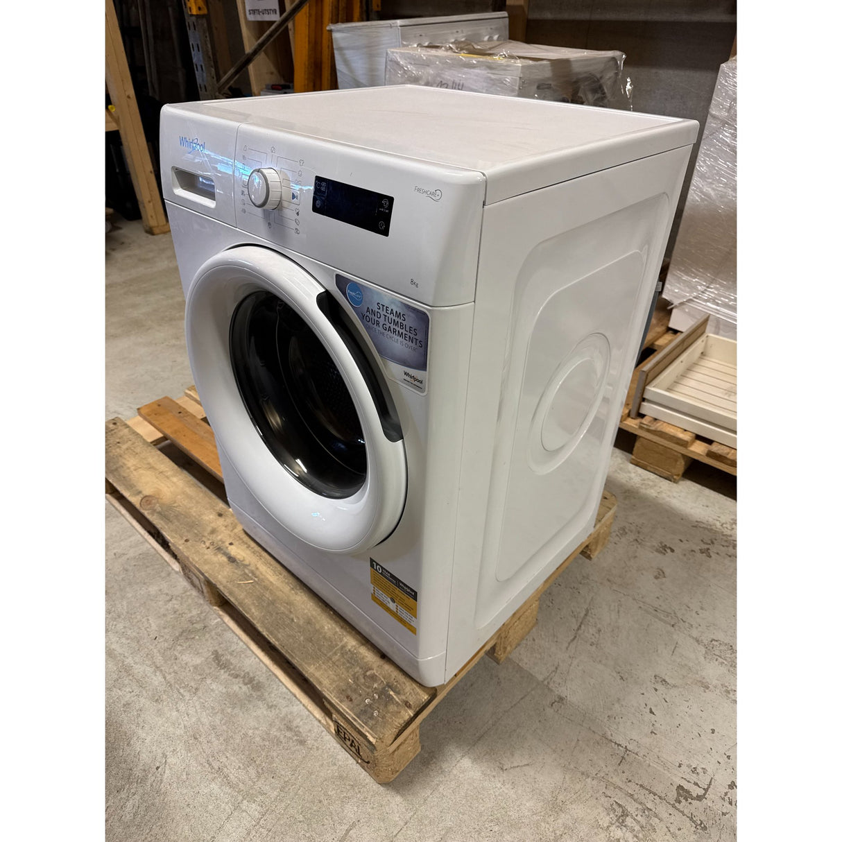 Vaskemaskin Whirlpool Frontmatet 8kg A+++ 1400 omdr. Som ny