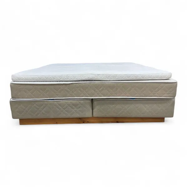 Nyrenset Jensen Diplomat V Kontinentalseng Beige/Hvit 180x200, bilde 2