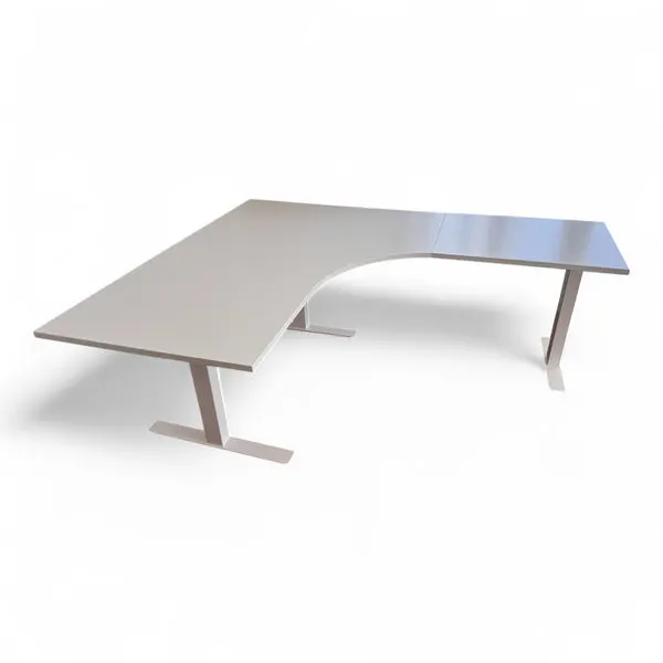 IKEA Hjørneskrivebord Hvit, bilde 3