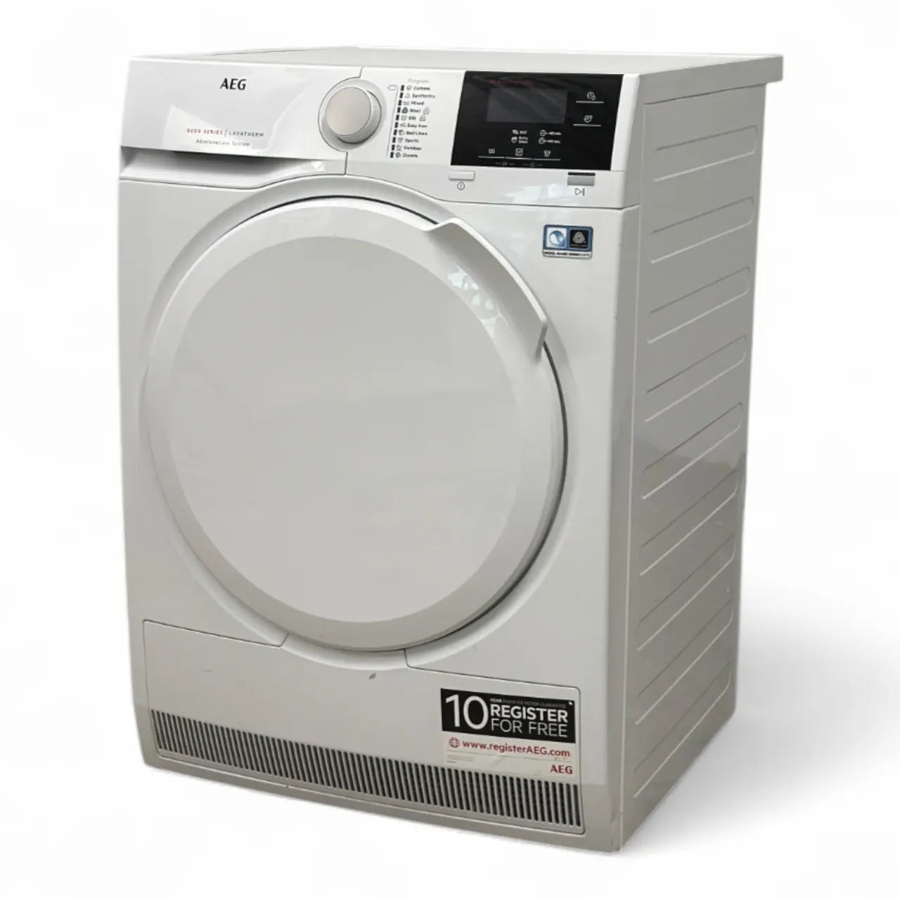 Nyrenset Tørketrommel ProTex Plus Varmepumpe 8 kg Hvit