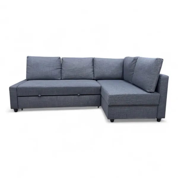 Nyrenset Sovesofa med oppbevaring og sjeselong høyre grå IKEA Friheten, bilde 2