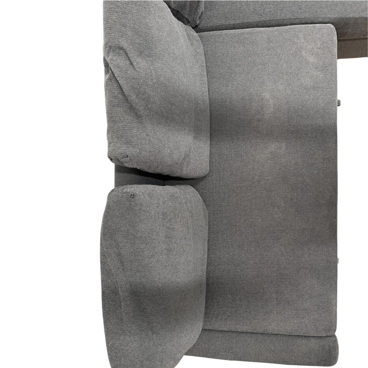 Nyrenset blå Friheten sovesofa med sjeselong fra IKEA