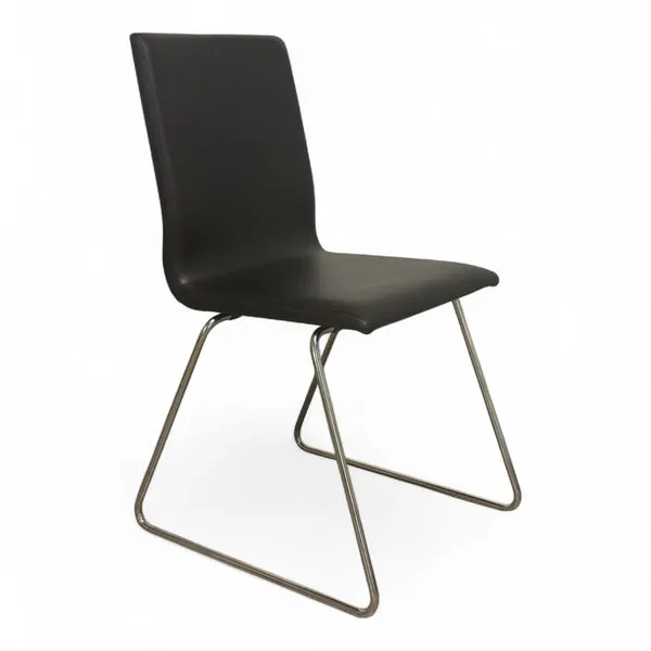 Nyrenset Svart Konferansestol / Spisestol Ikea, bilde 3