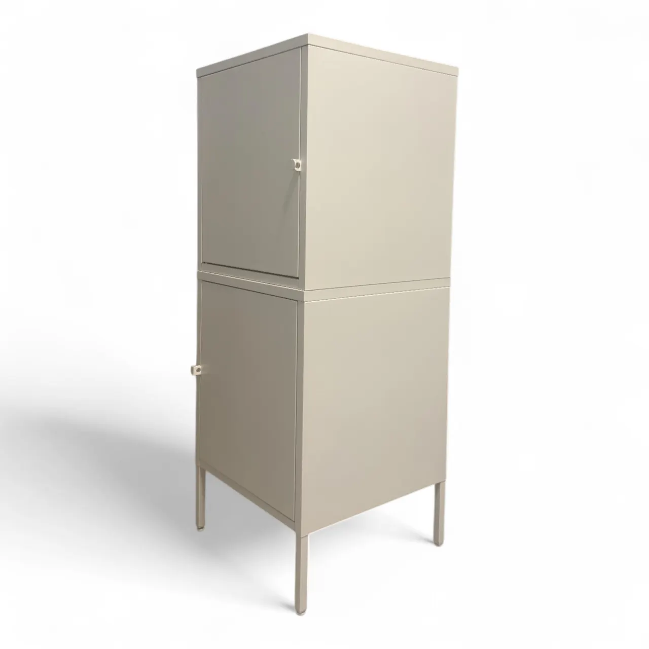 Nyrenset Hvit Låsbart Skap IKEA Hallan
