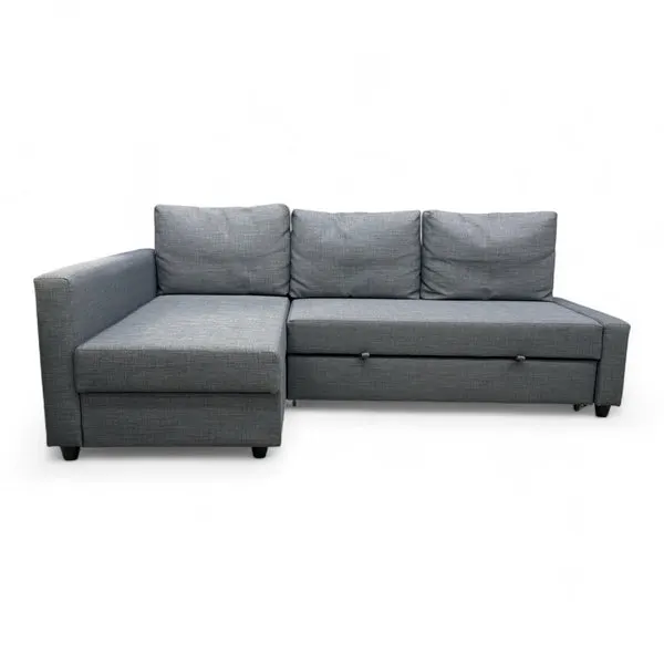 Nyrenset IKEA Friheten Sovesofa med Oppbevaring og Sjeselong Venstre Grå, bilde 5