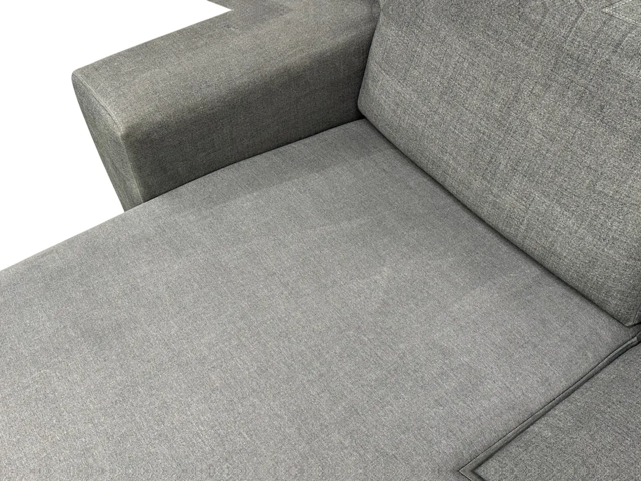Nyrenset Verona Hjørnesofa med Sjeselong Venstre Mørkegrå