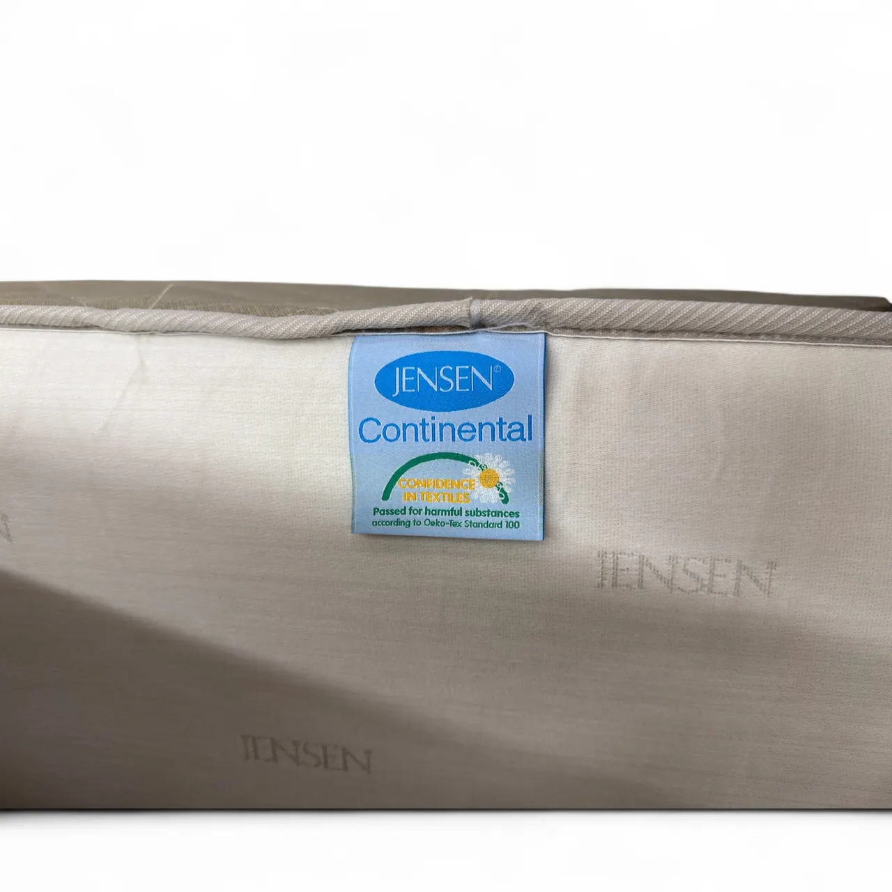 Nyrenset Jensen Diplomat V Kontinentalseng Beige/Hvit 180x200