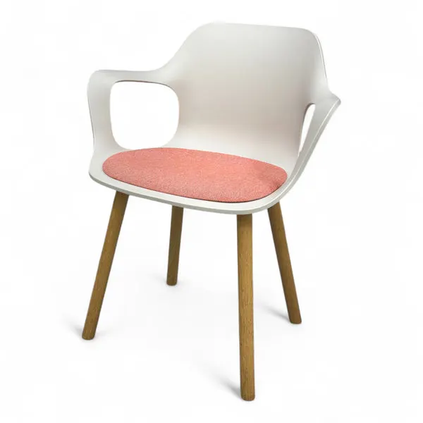 Nyrenset Vitra HAL spisestol hvit, bilde 2