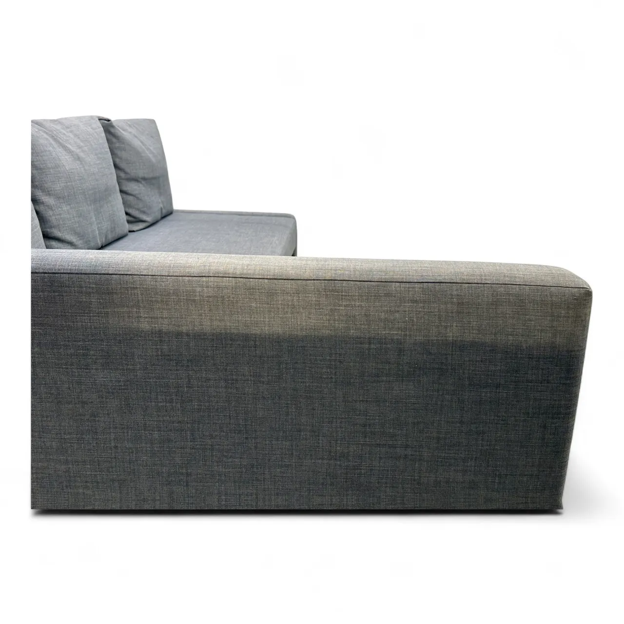 Nyrenset IKEA Friheten Sovesofa med Oppbevaring og Sjeselong Venstre Grå