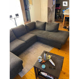 Nyrenset Pent brukt Boston Hjørnesofa - Skeidar, Grå