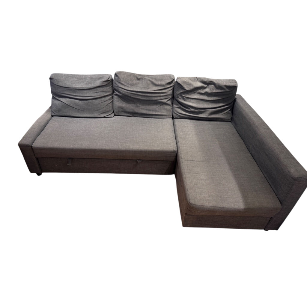 Sovesofa Ikea Friheten med Oppbevaring Vendbar Grå 230cm
