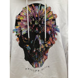 Hoodie PHILIPP PLEIN Bomull Hvit Str. M