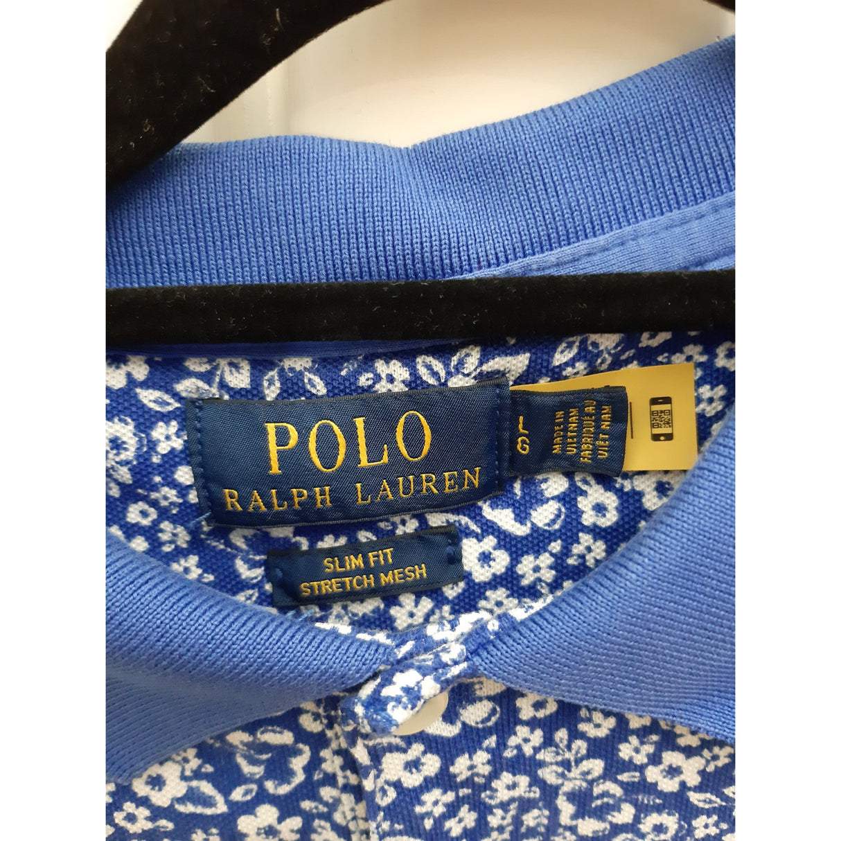 T-skjorte herre POLO Ralph Lauren Blå Str. L Som ny