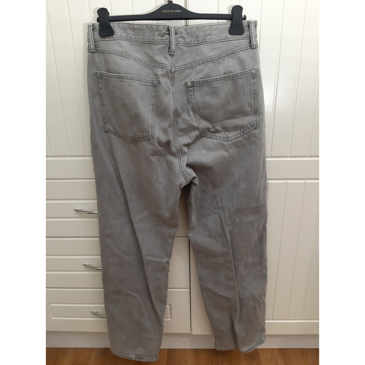 Bukser Herre H&M Grå Str. 33/32 Som Ny