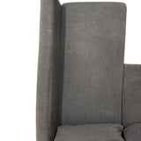 Nyrenset blå Friheten sovesofa med sjeselong fra IKEA