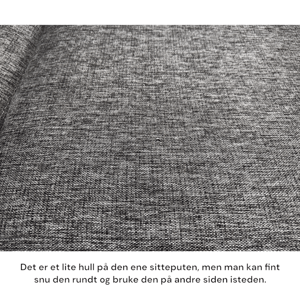 Nyrenset U-sofa