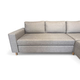 Nyrenset hjørnesovesofa