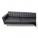 Nyrenset Hjørnesofa Skinn Svart fra IKEA Landskrona