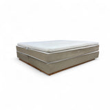 Nyrenset Jensen Diplomat V Kontinentalseng Beige/Hvit 180x200