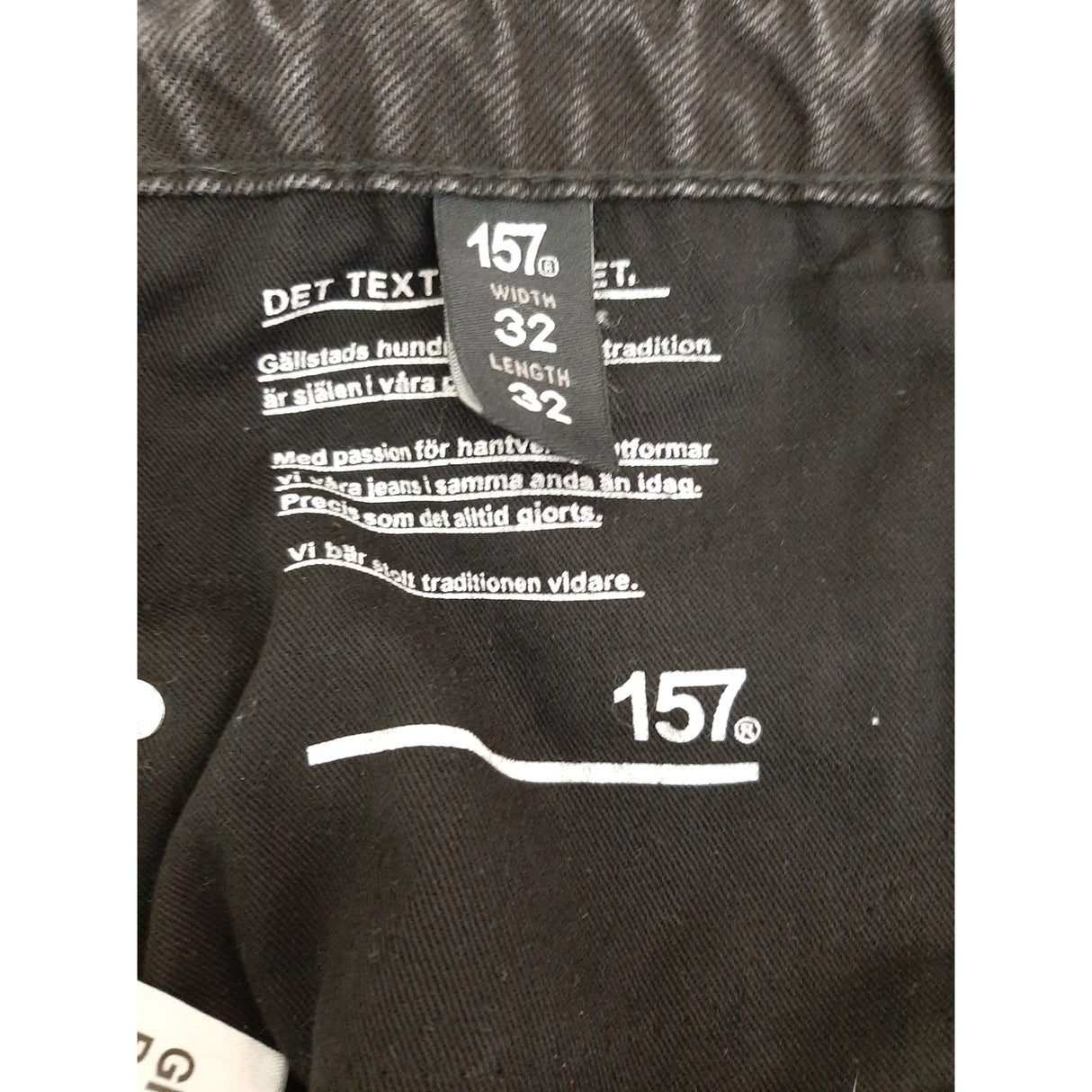 Jeans 157 Svart Str. 32/32 Som Ny