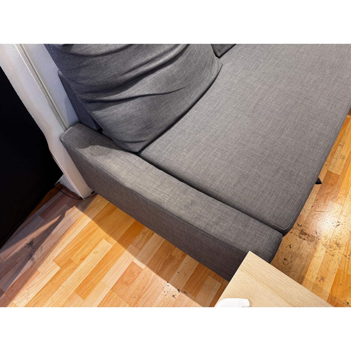 Sovesofa Ikea Friheten med Oppbevaring Vendbar Grå 230cm