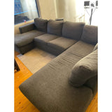 Nyrenset Pent brukt Boston Hjørnesofa - Skeidar, Grå